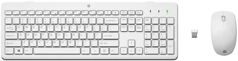 Set klávesnice a myši HP 230 Wireless Mouse Keyboard White - SK