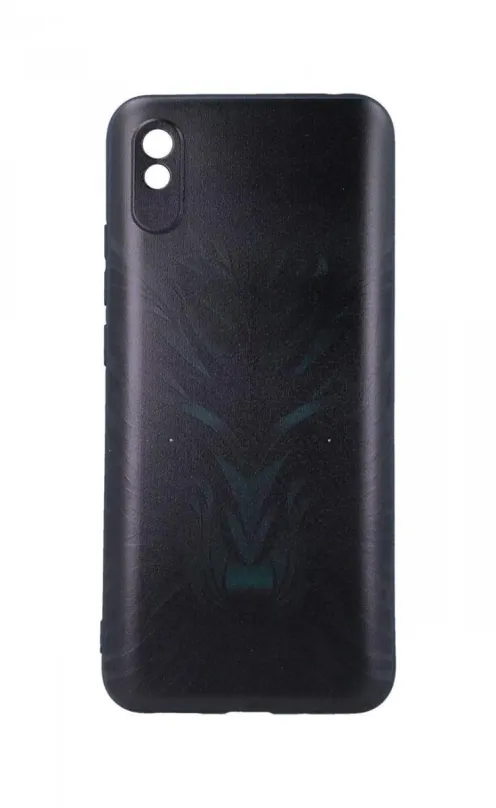 Puzdro na mobil TopQ Kryt Xiaomi Redmi 9A silikón Čierny vlk 85510