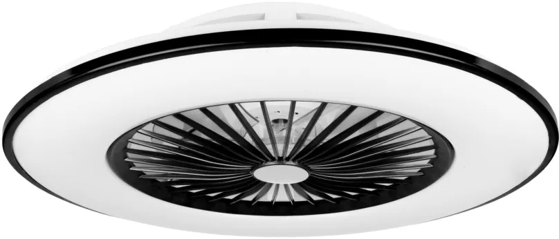 Ventilátor Noaton 11056BR Vega, čierna, stropný ventilátor so svetlom