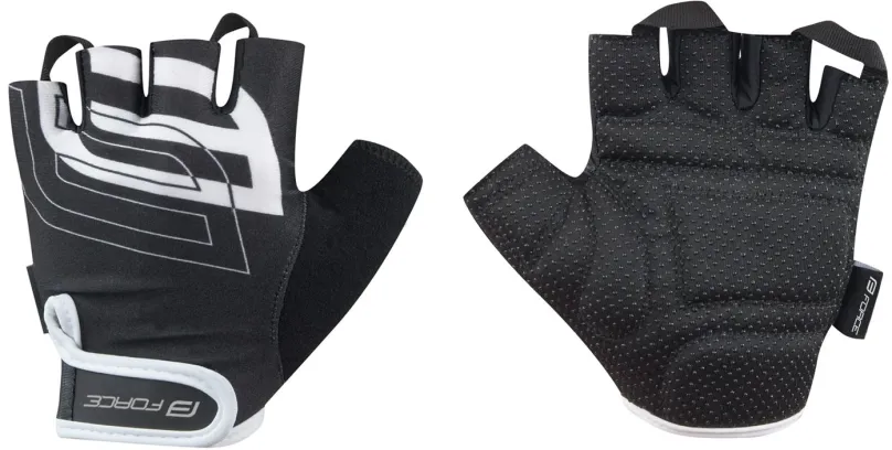 Cyklistické rukavice Force SPORT, čierne XS