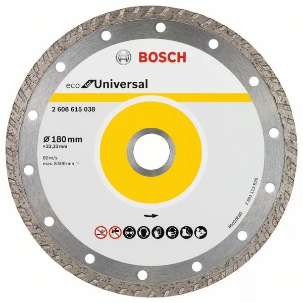 Diamantový kotúč Bosch Universal Turbo 180x22.23x2.6x7mm 2.608.615.038