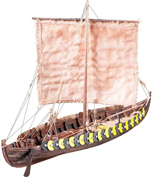 Model lode Dušok Vikingská loď Gokstad 1:72 kit