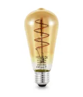 LED stmievateľná žiarovka Minalox ST58 E27/4W/24V 3000K (rozmer 58x130mm)