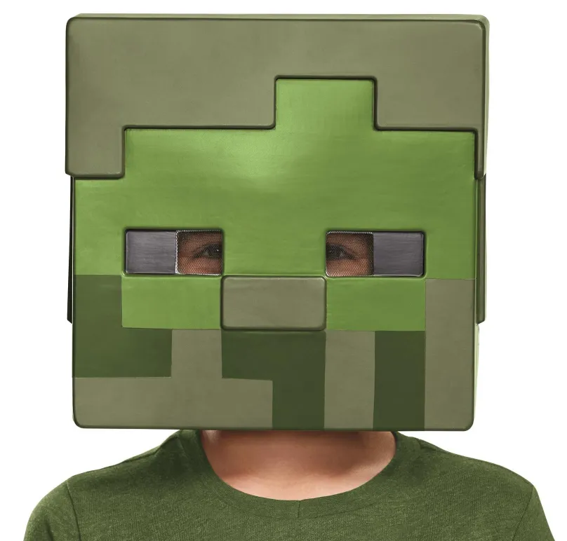 Kostým Maska Minecraft Zombie