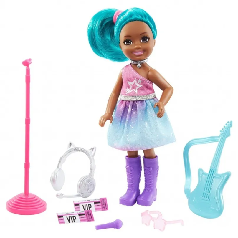 Mattel Barbie Chelsea v povolaní Rockerka, GTN89