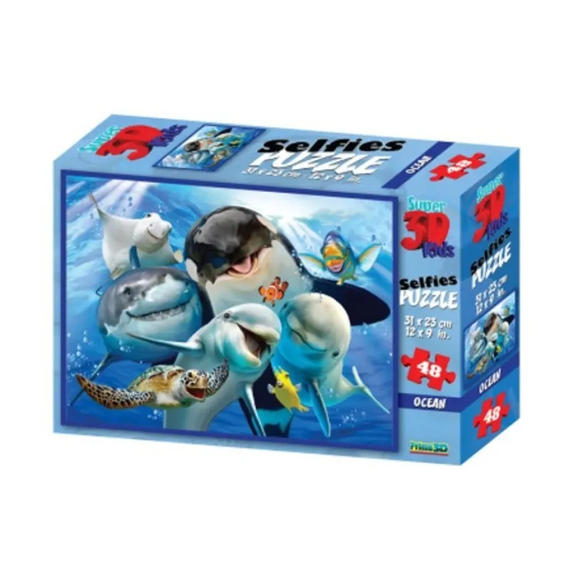 3D Puzzle Podmorské selfie 48 dielikov