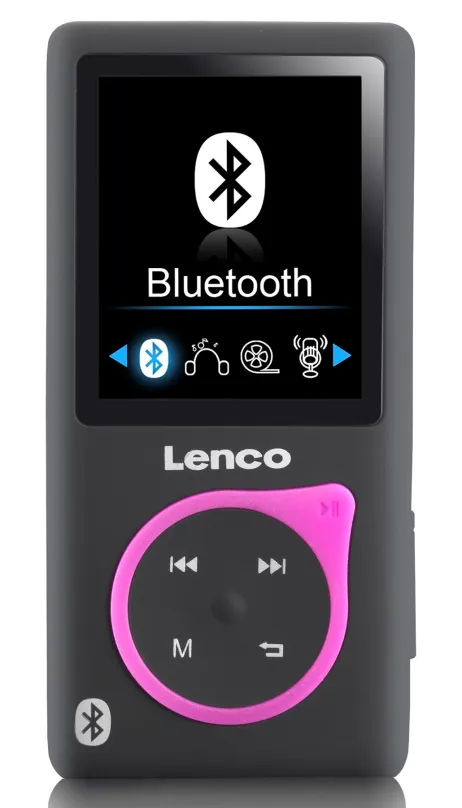 Lenco Xemio-768 Pink - MP4 prehrávač s Bluetooth