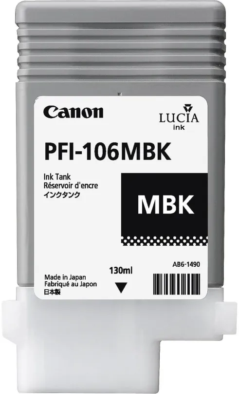 Cartridge Canon PFI-106MBK matná čierna