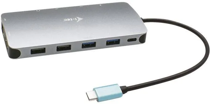 Replikátor portov i-tec USB-C Metal Nano 3x Display Docking Station, Power Delivery 100W