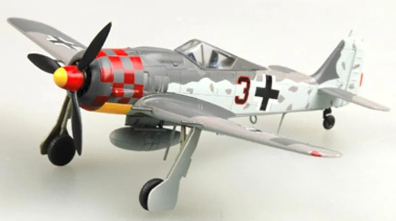 Model lietadla Easy Model - Focke Wulf Fw-190A-6, 2./JG 1, 1943, 1/72