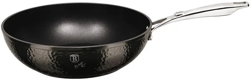 BERLINGERHAUS BERLINGERHAUS Panvica WOK s titánovým povrchom 28 cm Shine Basalt Collection BH-6655