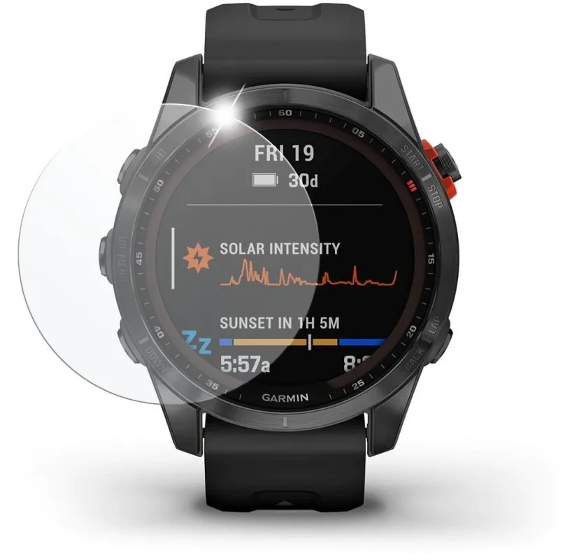 Ochranné sklo FIXED pre smartwatch Garmin Fénix 7S Standard Edition 2ks v balení číre
