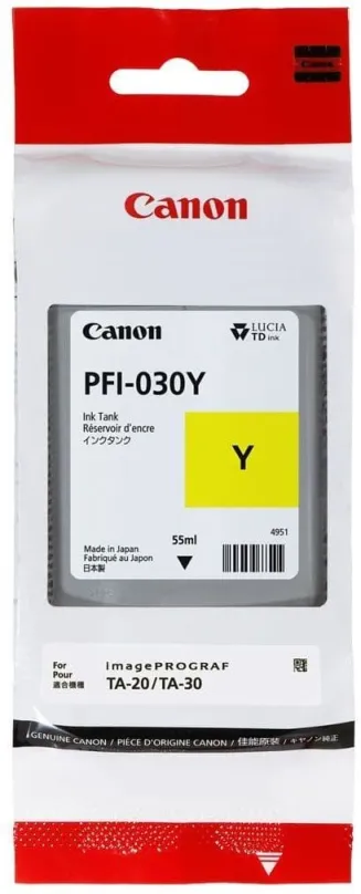 Cartridge Canon PFI-030Y žltá