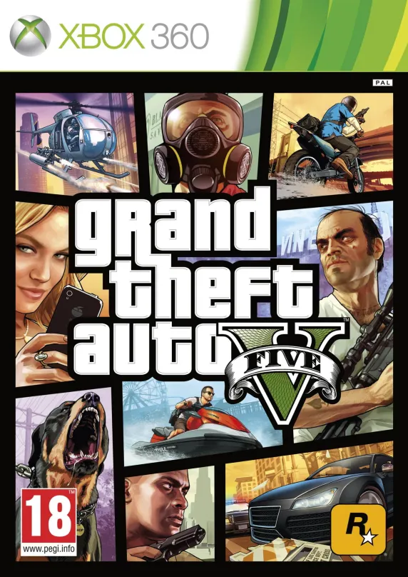 Hra na konzole Grand Theft Auto V (GTA 5) - Xbox 360