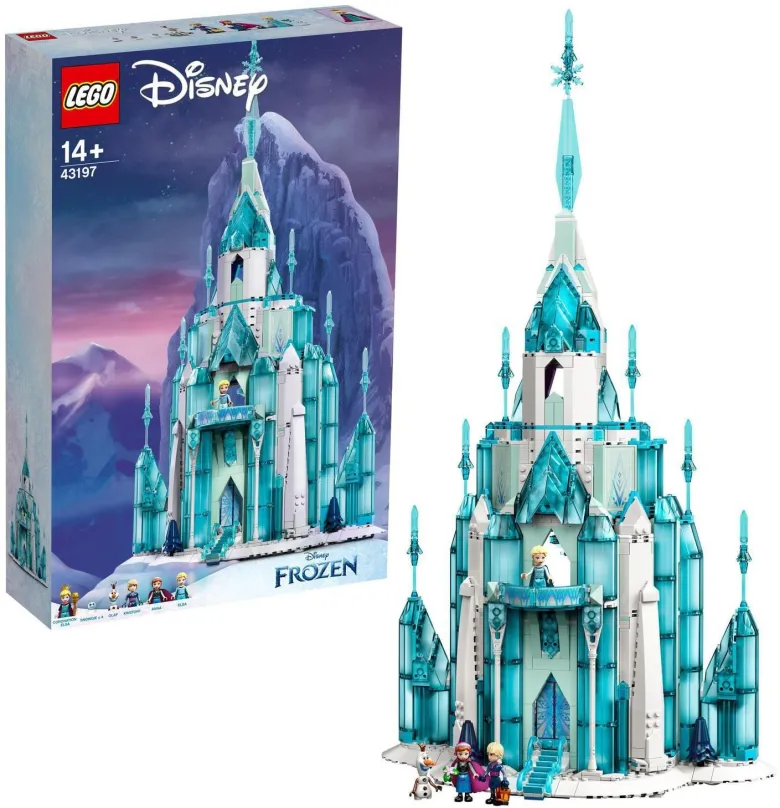 LEGO stavebnica LEGO® I Disney Ľadové kráľovstvo 43197 Ľadový zámok