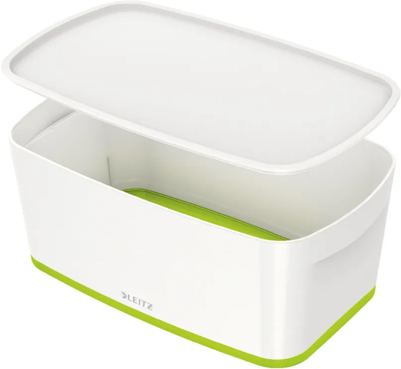Úložný box Leitz WOW MyBox, veľkosť S, biela/zelená