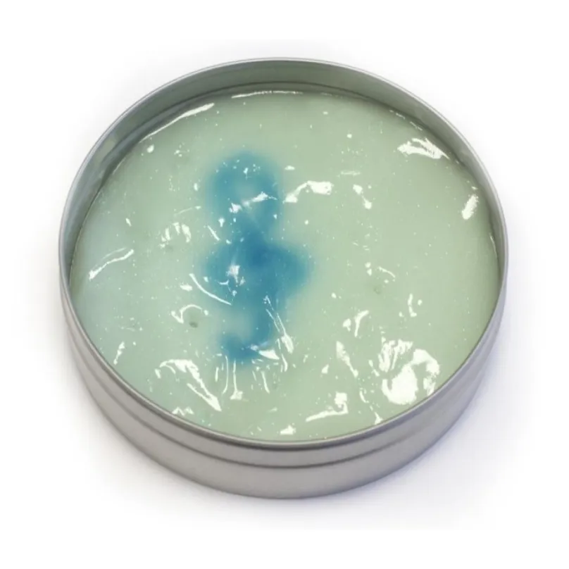 Inteligentná plastelína meniaca farbu pod UV svetlom s UV kľúčenkou modrá