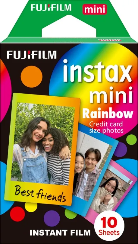 Fotopapier Fujifilm instax mini Rainbow WW1