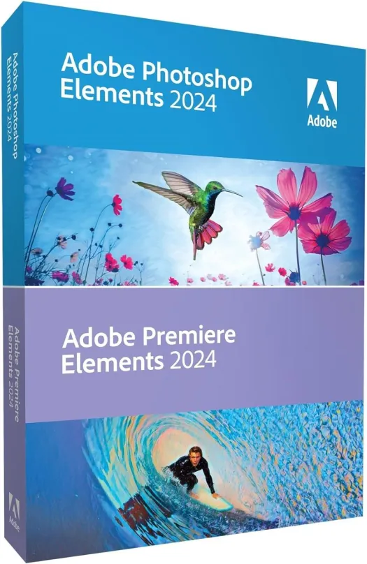 Grafický softvér Adobe Photoshop & Premiere Elements 2024, Win/Mac, EN (elektronická licencia)