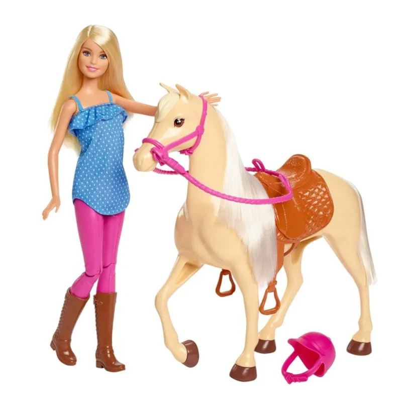 Barbie Bábika s koňom, Mattel FXH13