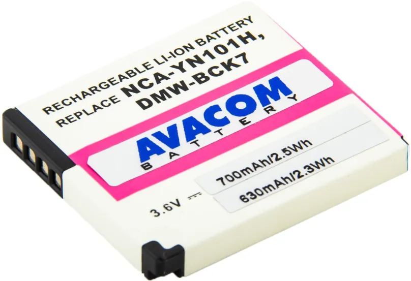 Batéria pre fotoaparát Avacom za Panasonic DMW-BCK7 Li-Ion 3.6V 700mAh 2.6Wh