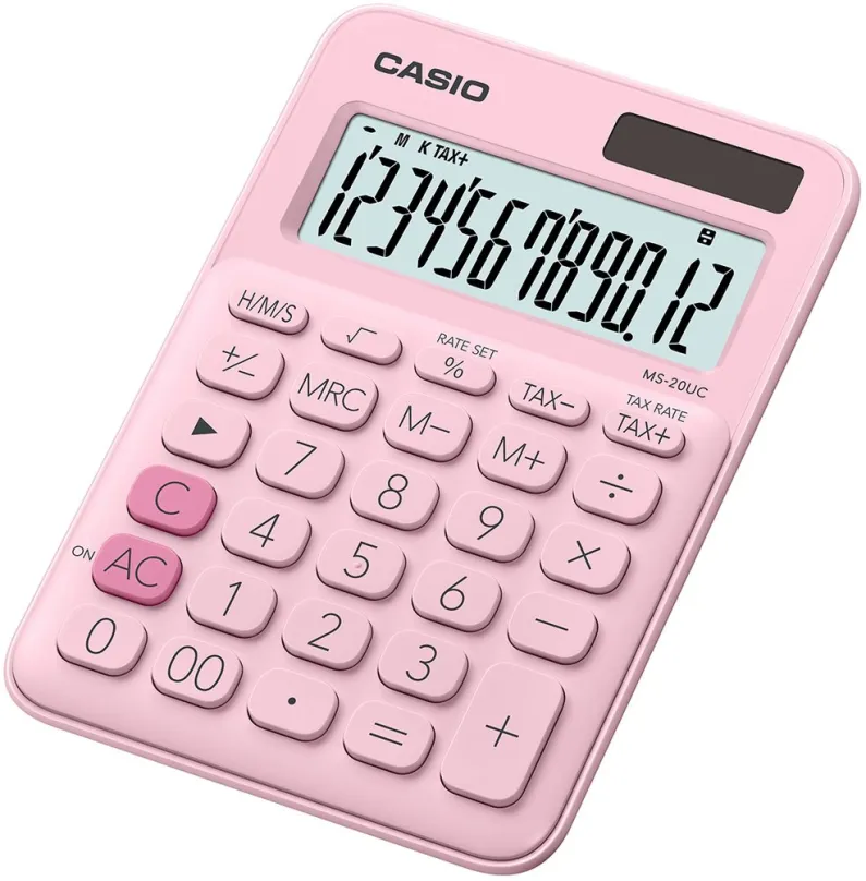 Kalkulačka CASIO MS 20 UC ružová