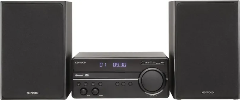 Minisystém KENWOOD M-819DAB, s reproduktormi s výkonom 100 W, FM, DAB+ a RDS rádio s 40 pr
