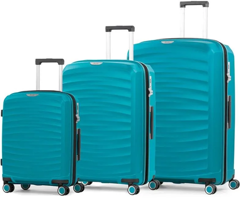 Súprava cestovných kufrov ROCK TR-0212/3 PP - modrá