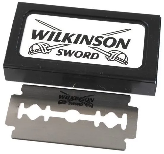 Žiletky WILKINSON Vintage Edition Double Edge Blades 5 ks, s 2 čepieľkami pre hladké ohole