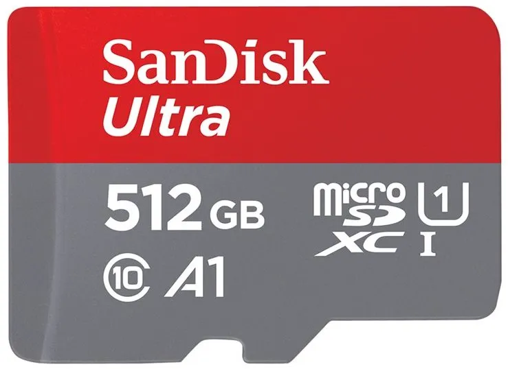 Pamäťová karta SanDisk microSDXC 512GB Ultra + SD adaptér