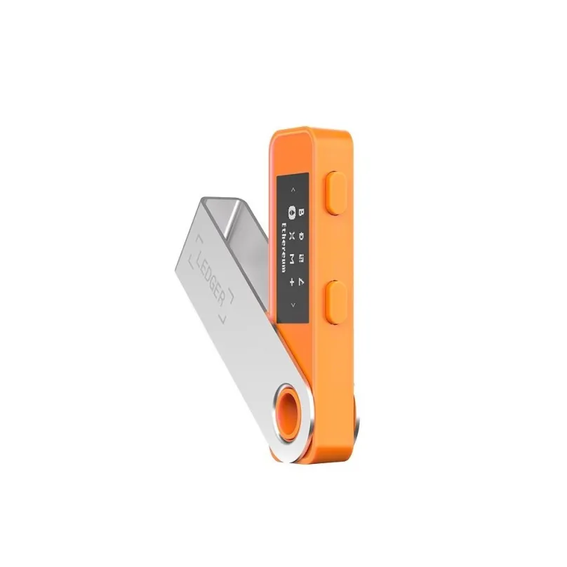 Hardware peňaženka Ledger Nano S Plus BTC Orange Crypto Hardware Wallet