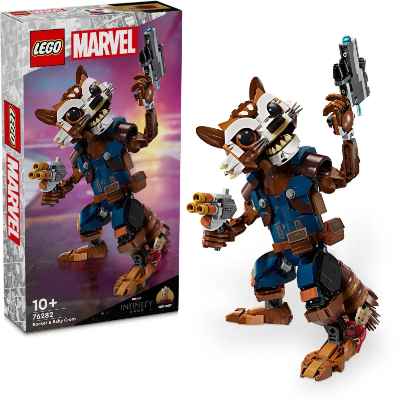 LEGO stavebnica LEGO® Marvel 76282 Rocket a malý Groot