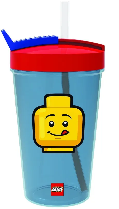 Fľaša na pitie LEGO Iconic Classic červeno-modrá