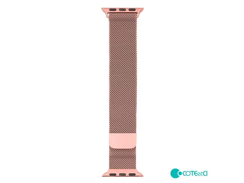 Cotec Stainless Steel Magnet Band pre Apple Watch 38/40/41mm Pink Rose Gold
