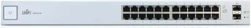 Switch Ubiquiti US-24, do racku, 24x RJ-45, 2x SFP, L2, prenosová rýchlosť LAN portov 1 Gb