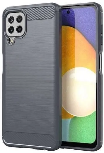 Kryt na mobil TopQ Samsung A22 silikón šedý 65403