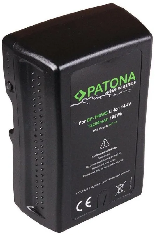 Batéria pre fotoaparát PATONA V-Mount kompatibilná so Sony BP-190W