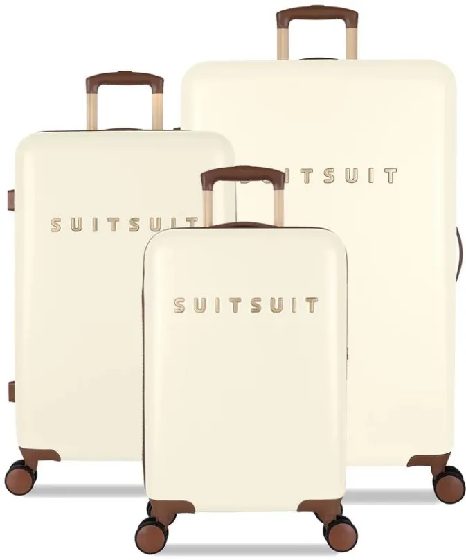 Súprava cestovných kufrov SUITSUIT TR-7181/3 Fab Seventies Antique White
