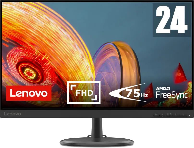 LCD monitor 23.8 "Lenovo C24-25 čierny