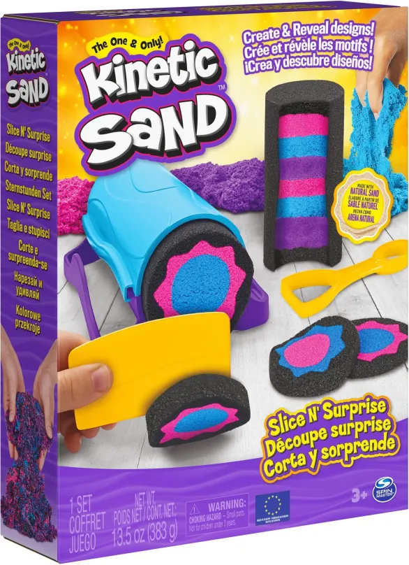Kinetický piesok Kinetic Sand Krájaná Prekvapenie