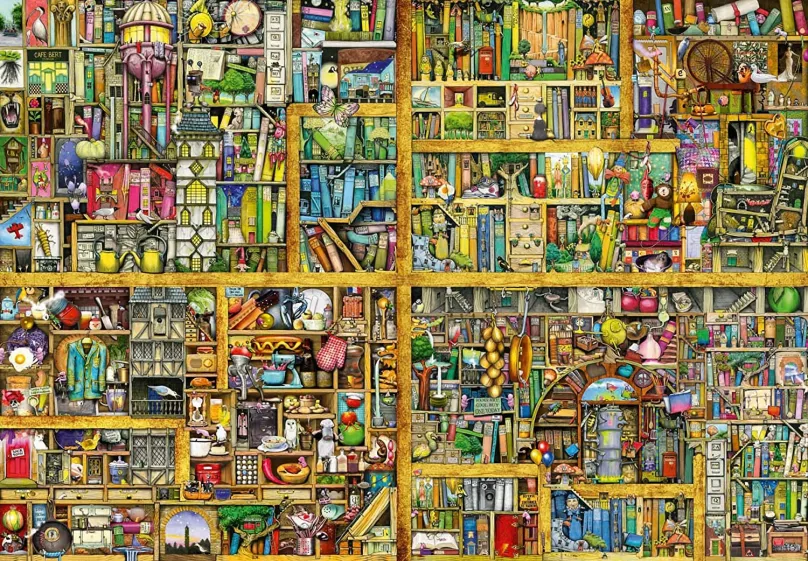 RAVENSBURGER Puzzle Kúzelná knižnica 18000 dielikov