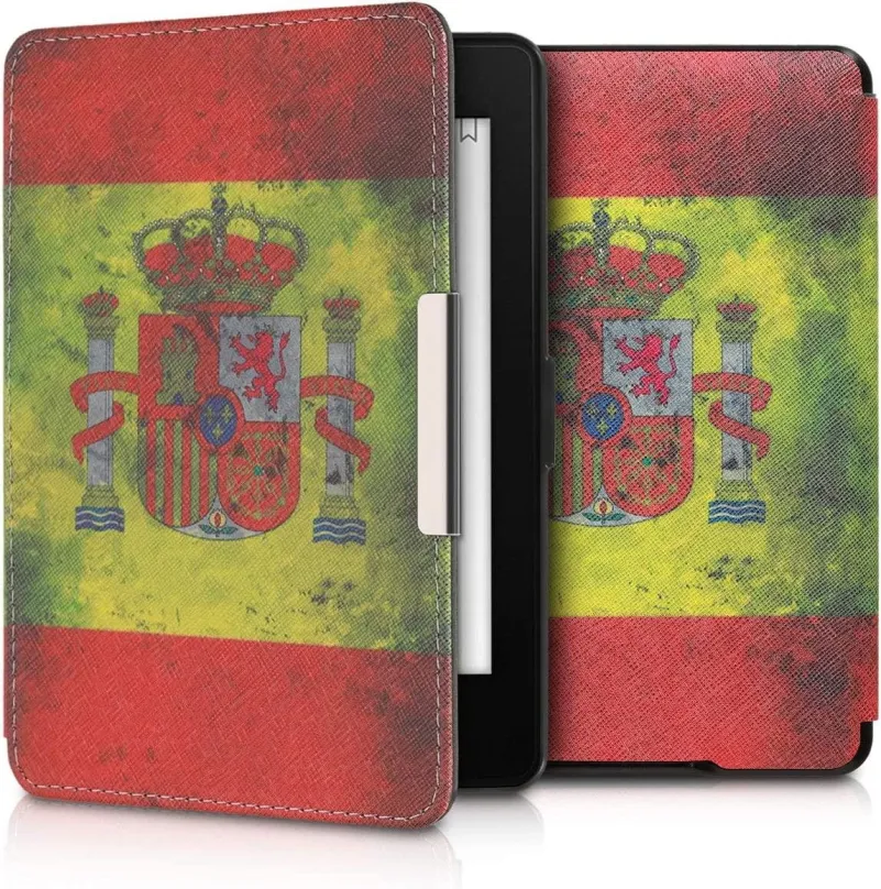 Púzdro na čítačku kníh KW Mobile - Retro Flagge Spanien - KW2313538 - Púzdro pre Amazon Kindle Paperwhite 1/2/3 - viacbare