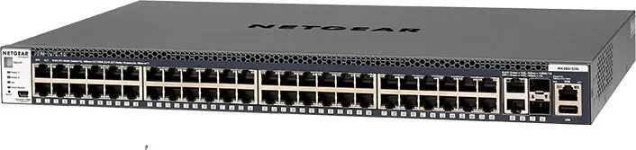 Switch Netgear GSM4352S, do racku, 50x RJ-45, 1x USB 2.0, 2x SFP+, 48x 10/100/1000Base-T,