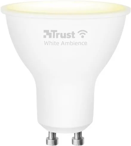 LED žiarovka Trust Smart WiFi LED white ambience spot GU10 - biela