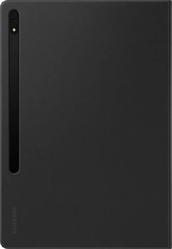 Púzdro na tablet Samsung Galaxy Tab S8+ Priehľadné púzdro Note View čierne