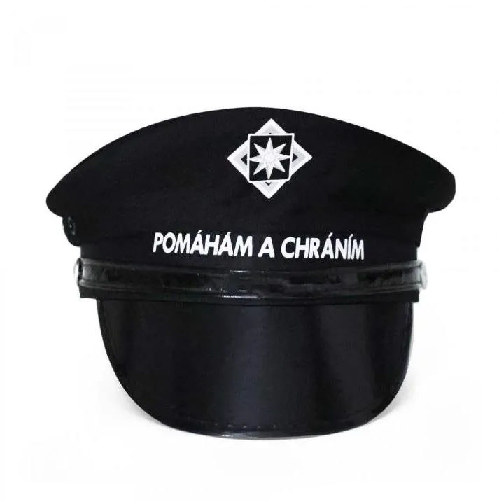 Doplnok ku kostýmu Rappa Policajná čiapka "pomáham a chránim" pre dospelých, unisex