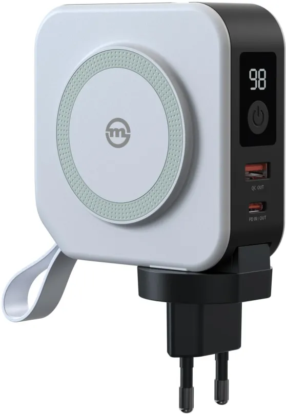 Powerbanka Mobile Origin Powerbank 10 000mAh a Travel Charger Lightning a USB-C cable White