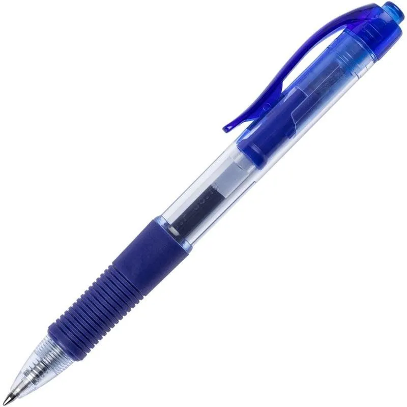 Roller Q-CONNECT Sigma modrý, tekutý atrament, modrá farba náplne, pogumovaný úchop, pre p