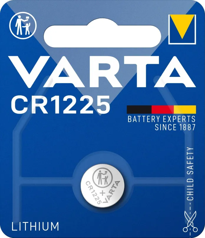 Gombíková batéria VARTA špeciálna lítiová batéria CR1225 1ks