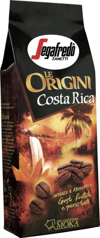 Káva SEGAFREDO ORIGIN COSTARICA mletá 250g, mletá, zmes kávových odrôd,